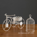Europäisches kreatives Fahrradmodell Eisenkerzenhalter romantisch